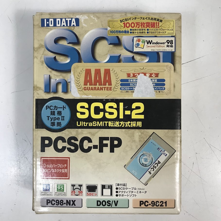 □I-O DATA SCSIインターフェースボード SC-98III Cバス PC-9801 PC