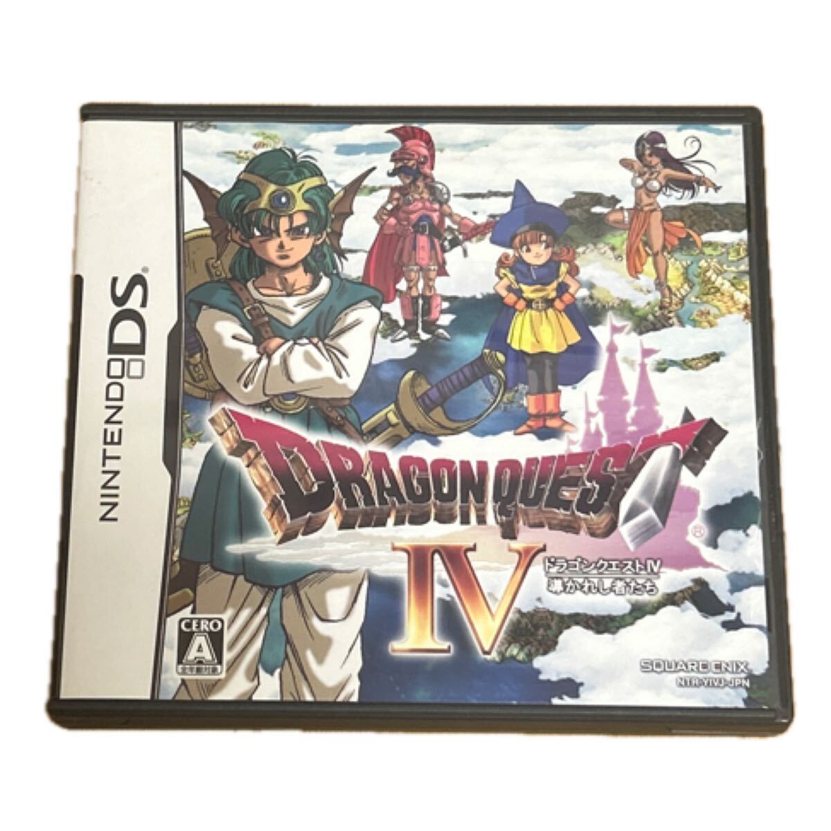 FC DRAGON QUEST ドラゴンクエスト IV DQ 4 導かれし者たち 発売告知