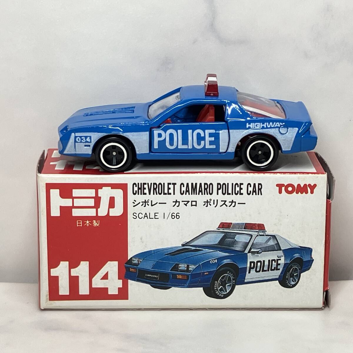 ⭐️イチコー製 フリクションパワー 「シボレー インパラ ポリスカー」/箱付き シボレー インパラ パトカー CHEVROLET IMPRLA POLICE 米軍払下の落札