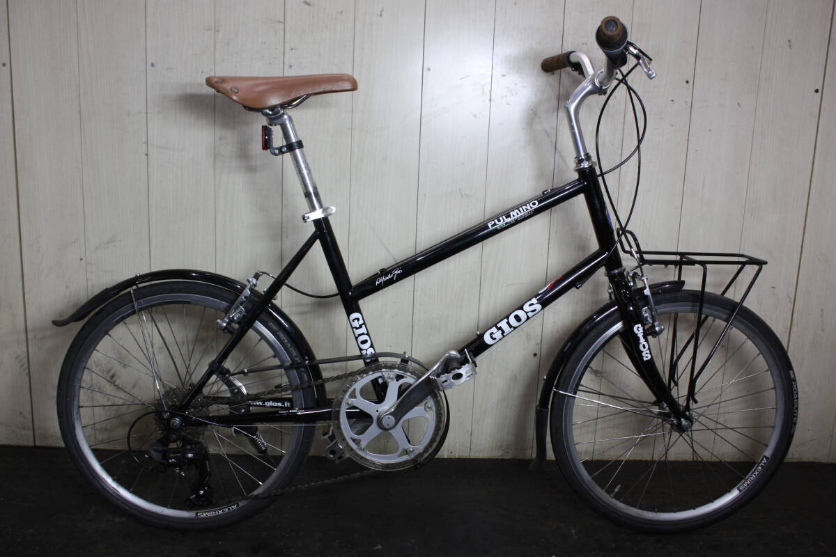 ミニベロ GIOS PULMINO 20インチ 6段変速 フロントキャリア カゴ付