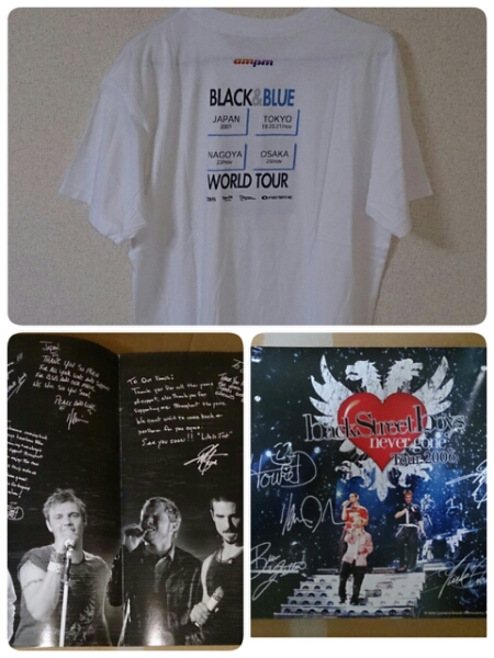 状態良好】バックストリートボーイズ 2001 日本公演Tシャツampm協賛