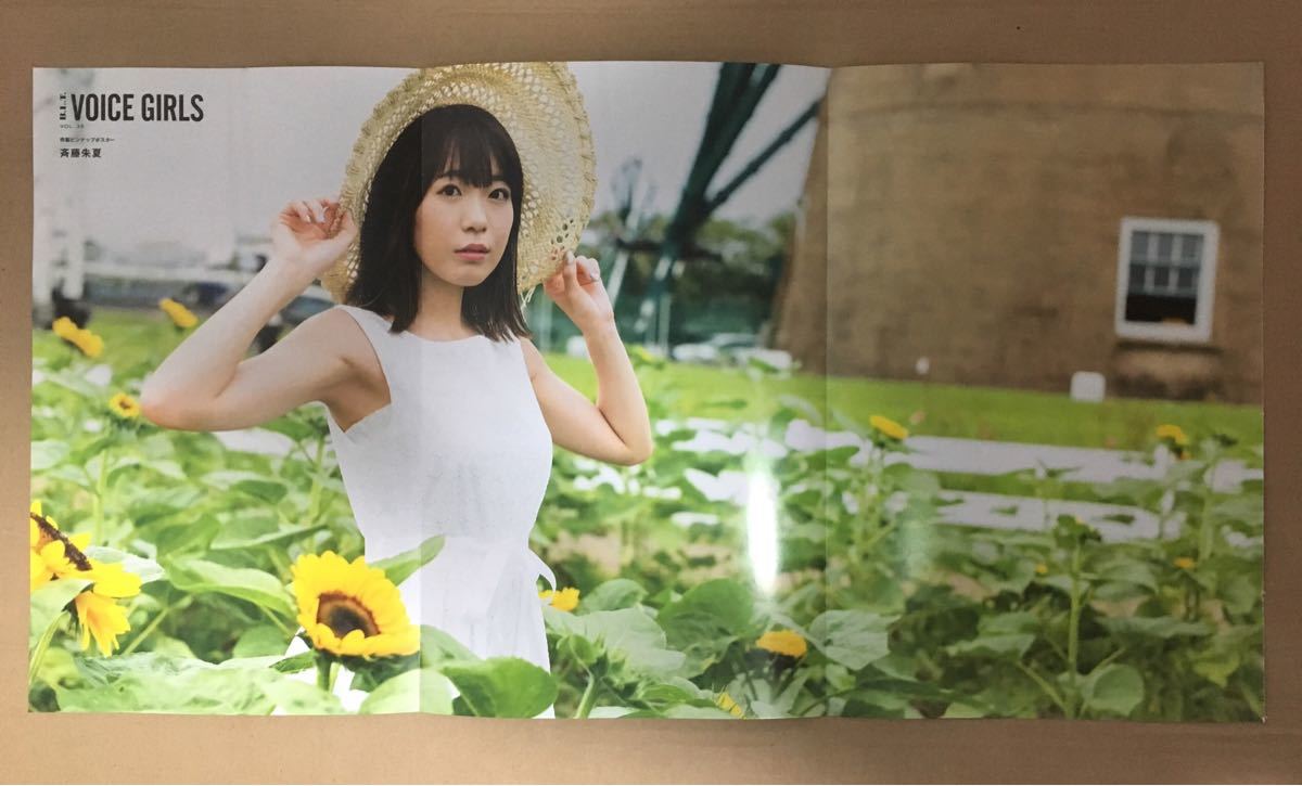 斉藤朱夏 B L T Voice Girls Vol 35 付録ポスター の落札情報詳細 ヤフオク落札価格情報 オークフリー スマートフォン版
