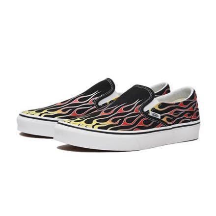 新品】【27.5cm】VANS CLASSIC SLIP-ON FLAME バンズ スリッポン