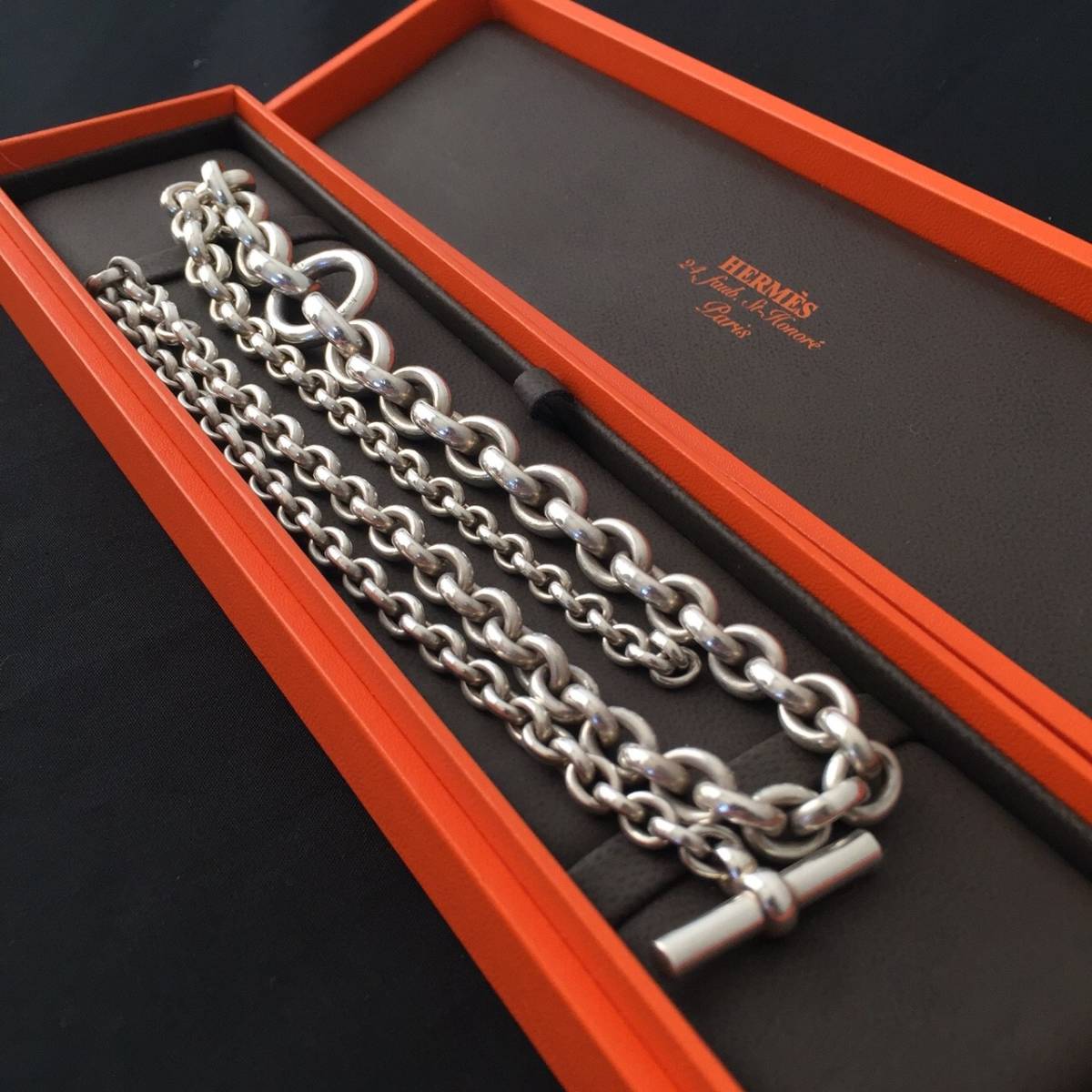 国内正規 HERMES crescendo necklace エルメス クレッシェンド 国内正規 HERMES crescendo necklace エルメス クレッシェンド