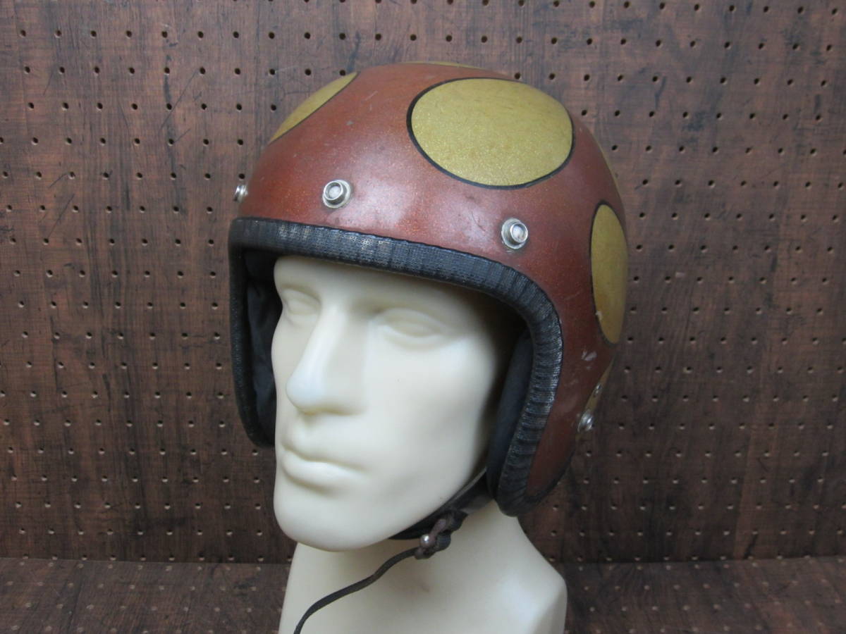 60s 70s 当時物◇DIC CX-500 ジェットヘルメット ビンテージ