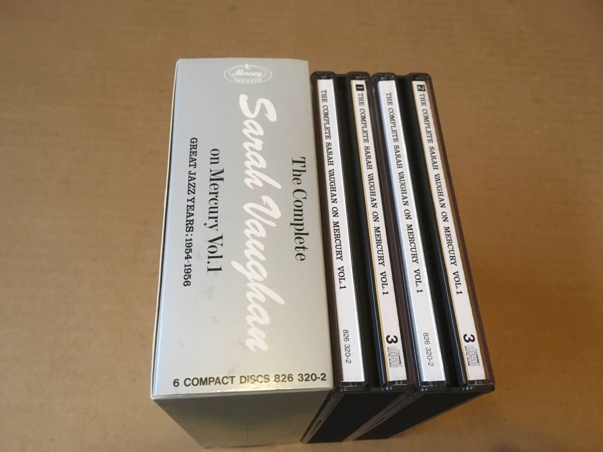 サラ・ヴォーン○輸入盤:CD6枚組BOX「The Complete Sarah Vaughan On 