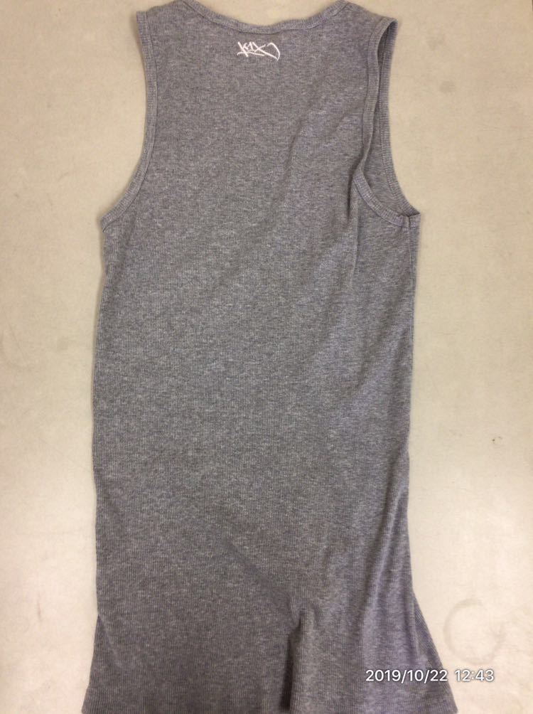 送料210円 K1x ケイワンエックス タンクトップ L 灰 グレー Wifebeater ワイフビーター在宅ワーク テレワーク 部屋着 Web会議 日替着用 の落札情報詳細 ヤフオク落札価格情報 オークフリー スマートフォン版