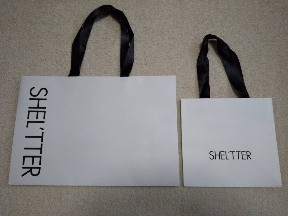 Shelter シェルター ショップ 袋 ショッパー 大 小 2点セット 紙袋 おしゃれ かわいい ギャル マウジー リエンダ おまけ付き の落札情報詳細 ヤフオク落札価格情報 オークフリー スマートフォン版