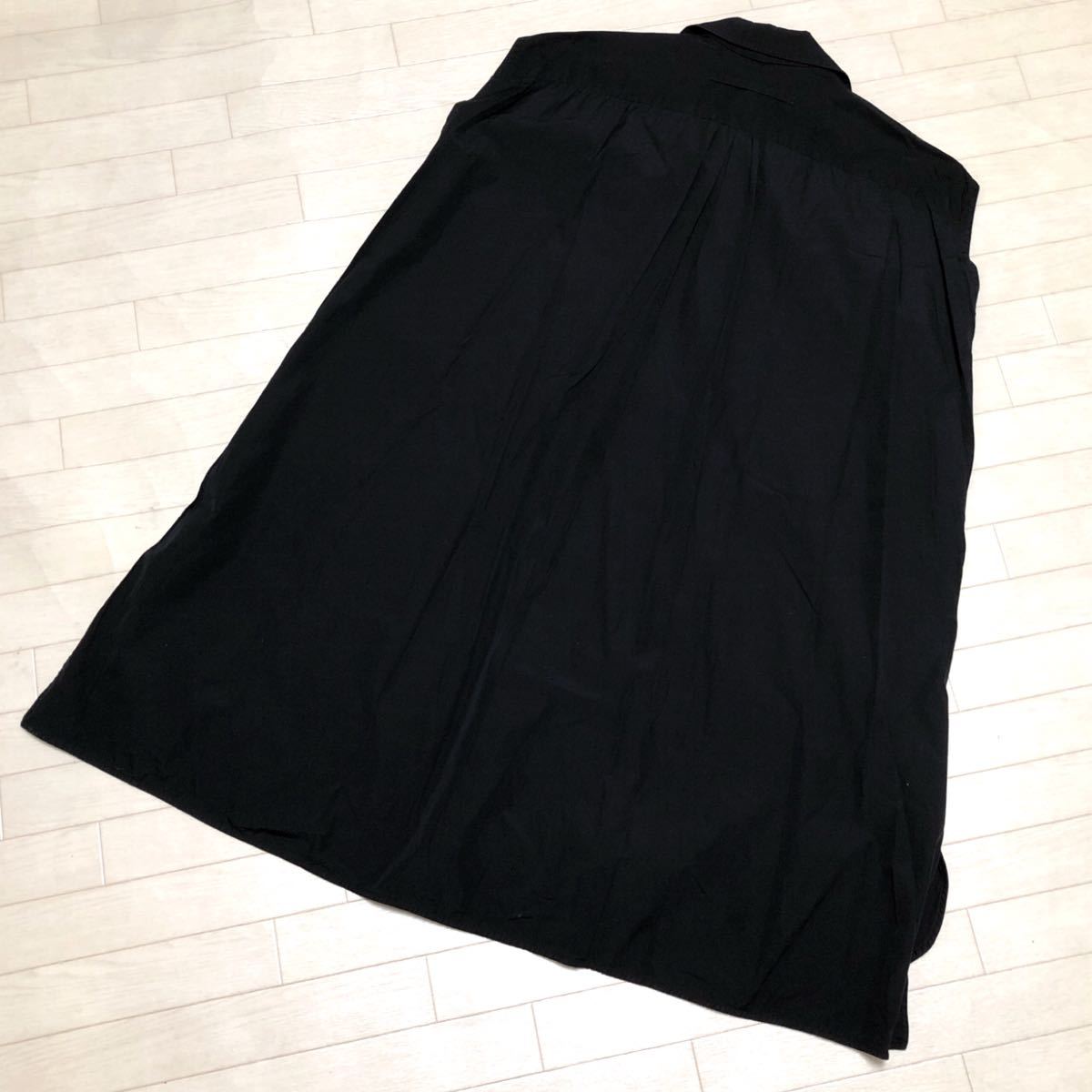 5 Ticca ティッカ ノースリーブ ボタンシャツ ワンピース シャツワンピ 袖無し F レディース ブラック 日本製 の落札情報詳細 ヤフオク落札価格情報 オークフリー スマートフォン版