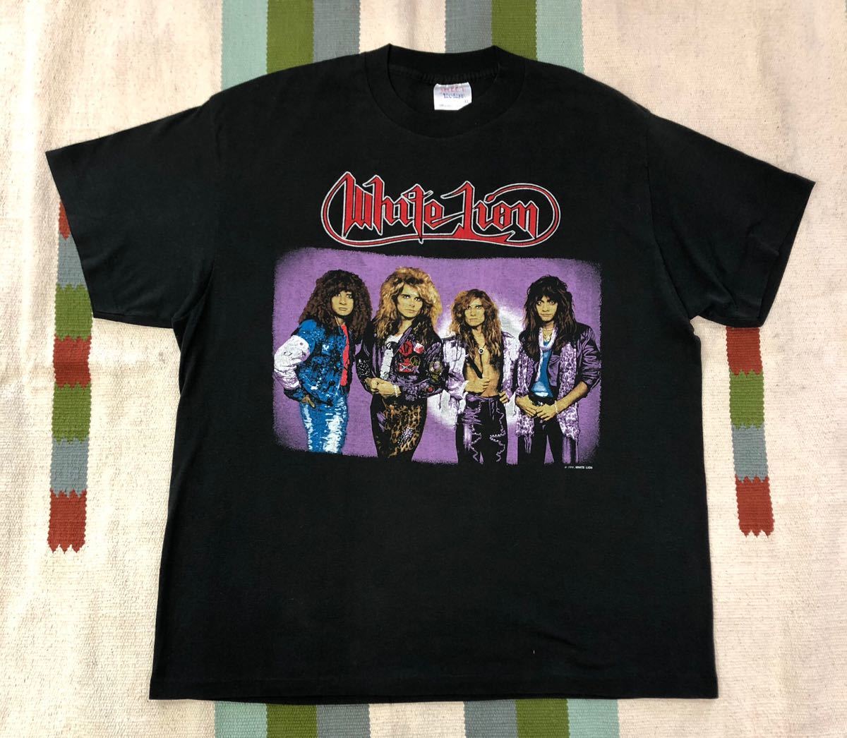 80s USA製 SELEC-T by Tee Jays WHITE LION ROCK-N-ROAR TOUR 1988