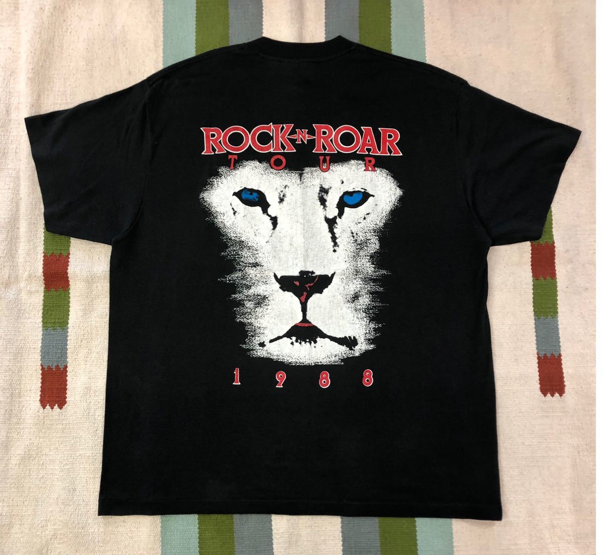 80s USA製 SELEC-T by Tee Jays WHITE LION ROCK-N-ROAR TOUR 1988