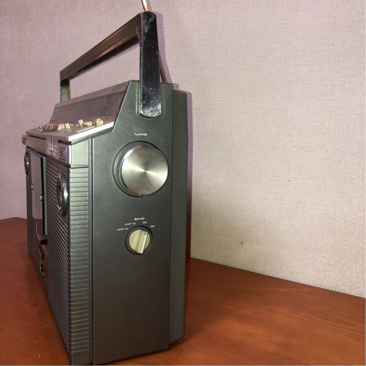 National RX-5320 ラジカセ a163】ナショナル National 大型 ステレオラジオカセットレコーダー RX