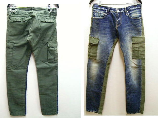 アンダーカバイズム 09aw ミリタリーカーゴパンツ リブパンツ アンダーカバイズム 09aw ミリタリーカーゴパンツ リブパンツ