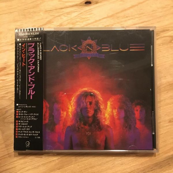 CD/帯付】ブラック•アンド•ブルー / イン•ヒート32XD-958