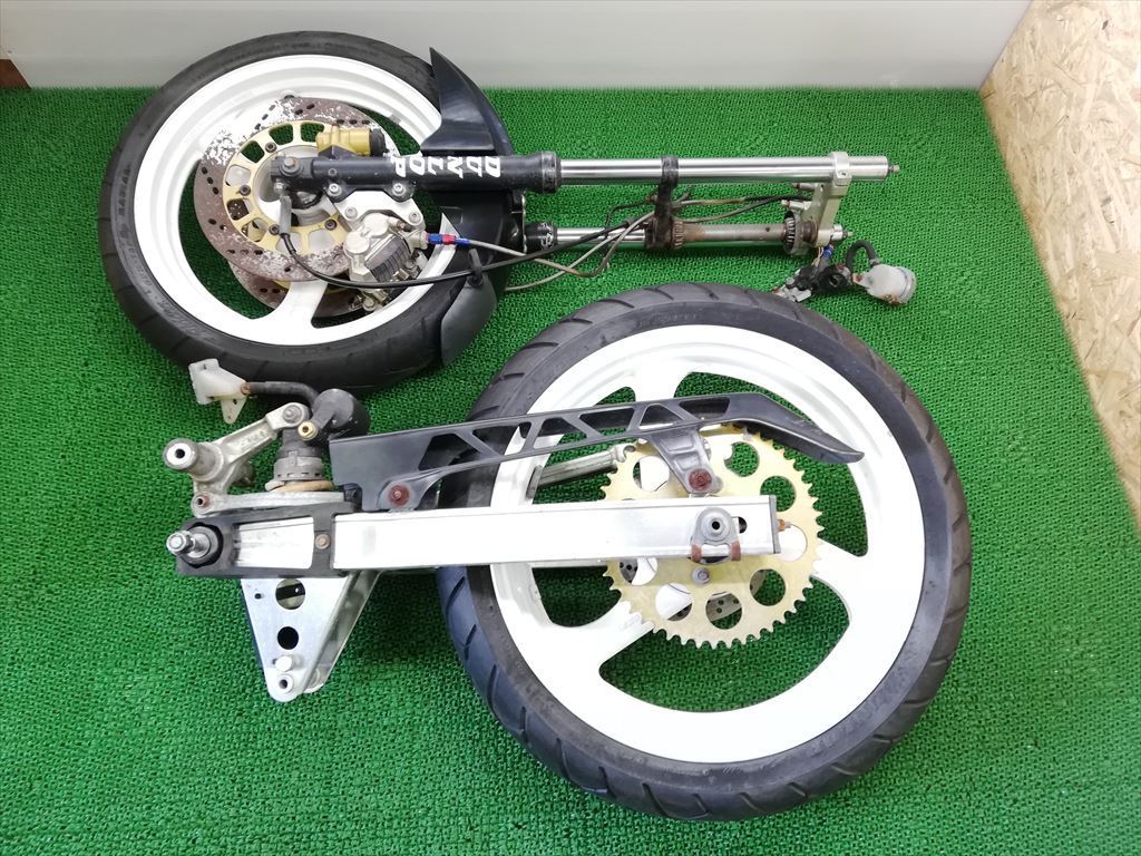 □スズキ GSX-R400 ワイド ホイール 足回り 太足 ポン付け 送料込み