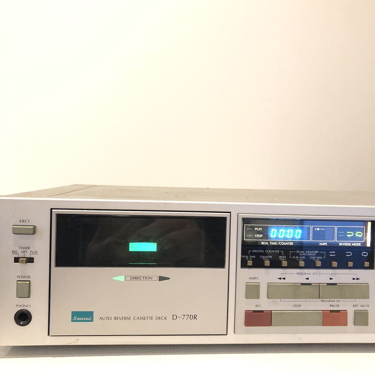 【希少】Sansui D-717R ステレオカセットデッキ　サンスイ　山水 希少】Sansui D-717R ステレオカセットデッキ サンスイ 山水