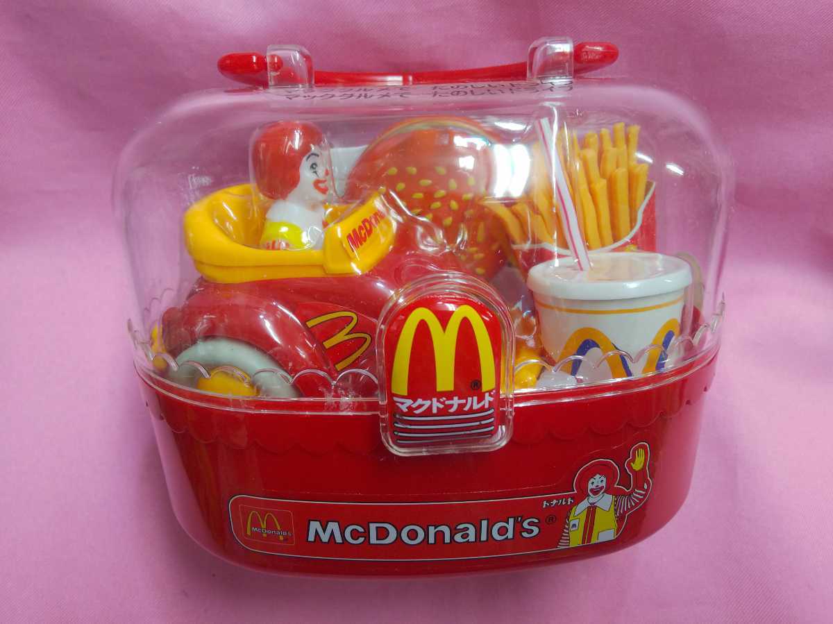 ビンテージ マクドナルド フィギュア ランチボックス セット（バラ売り不可） 当時物 ダイワトーイ ランチボックス マクドナルド ロナルド