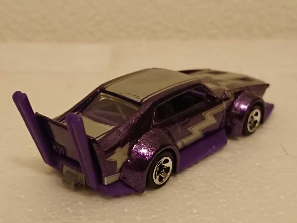 ホットウィール hotwheels マッドマンガ 族車 旧車 パープル の落札