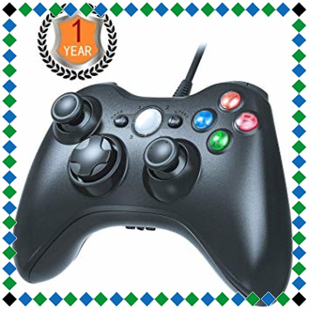 【新品】黒 XBOX360 コントローラー PC コントローラー 有線 ゲームパッド ケーブル Windows PC Win7/8/10の落札