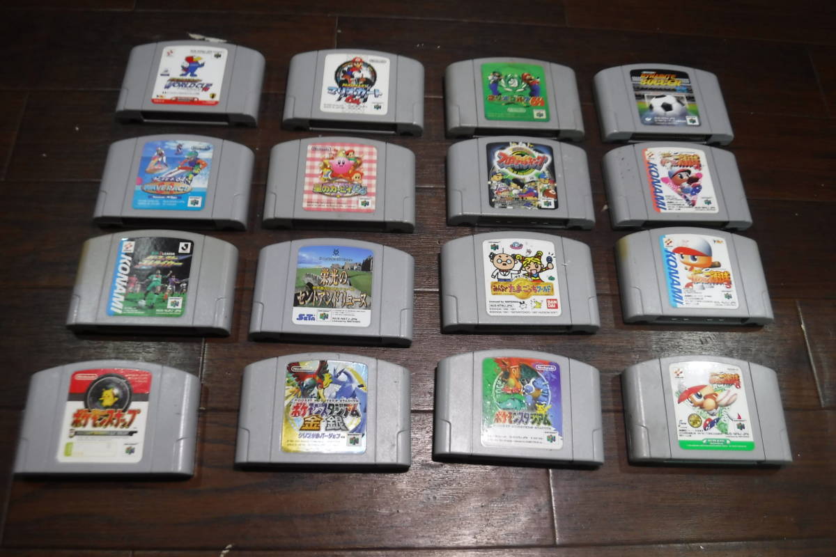V7 ニンテンドー64 ソフト16本 星のカービィ64 マリオゴルフ64 ポケモンスナップ ポケモンスタジアム 金銀 マリオカート64 他 の落札情報詳細 ヤフオク落札価格情報 オークフリー スマートフォン版