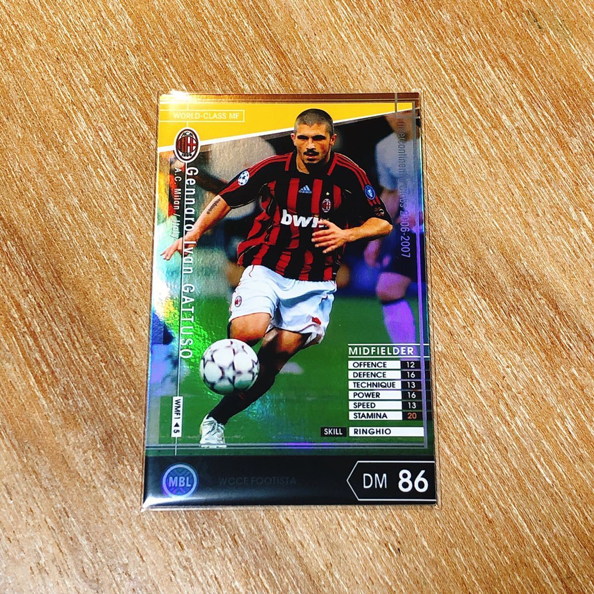 新品 Footista 06 07wmfガットゥーゾ Acミラン テンプレ級 コスト1 印刷ミス無し美品 Wccf フッティスタ コード解除済 の落札情報詳細 ヤフオク落札価格情報 オークフリー スマートフォン版