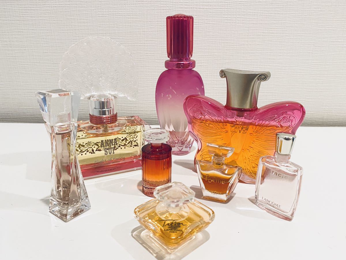 送料無料 香水セット 廃盤 アナスイ スイラブ フライトオブファンシー エスカーダ セクシーグラフィティ30ml ランコムミニ香水 5本 の落札情報詳細 ヤフオク落札価格情報 オークフリー スマートフォン版