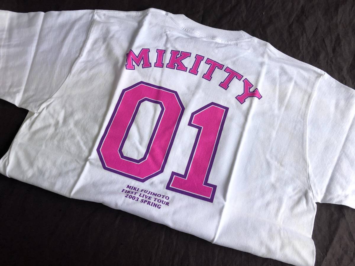 2007 モーニング娘 藤本美貴コンサート半袖 Tシャツ 赤 ミキティ