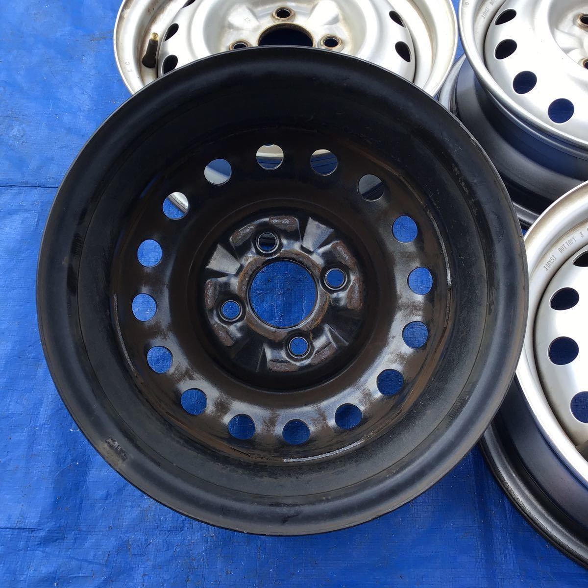 日産 ADバン純正スチールホイール 13×5J+40 13インチ4本セット [K-0850