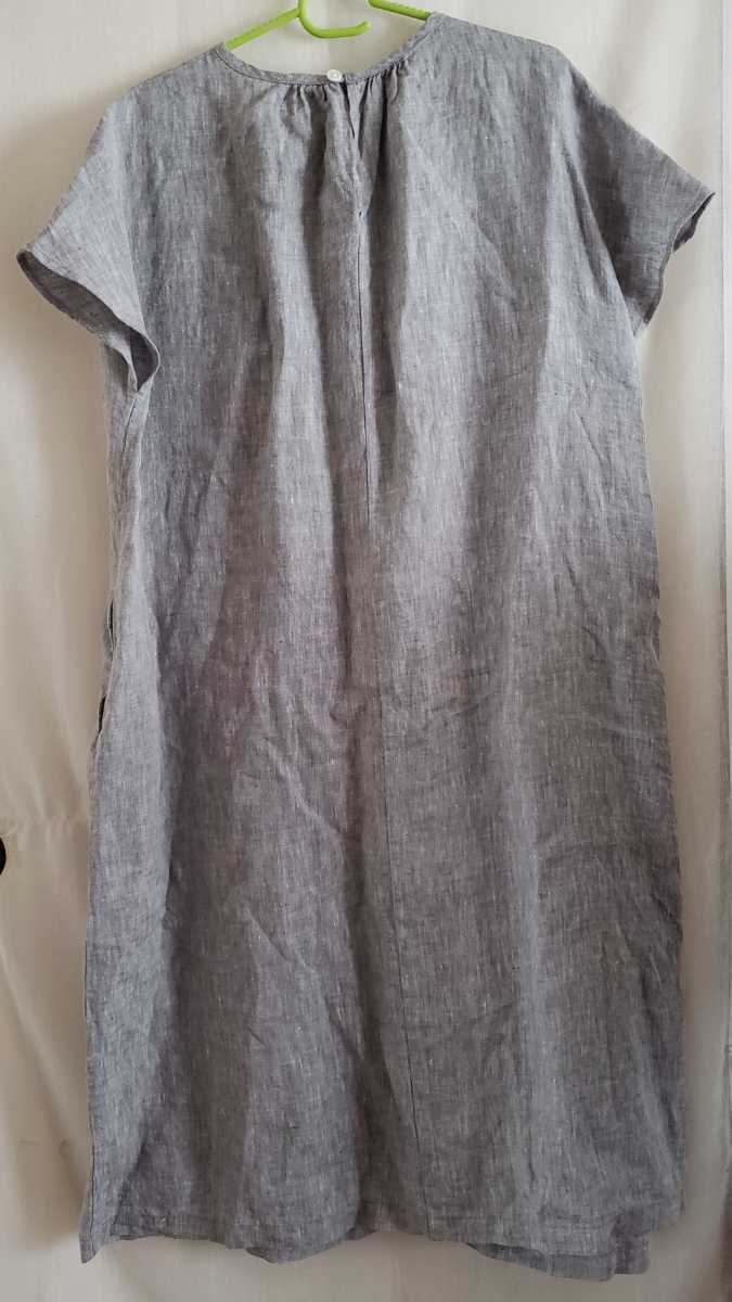 新品 無印良品 フレンチリネン洗いざらし 半袖ワンピース グレー ｍサイズ 新品未使用 やや難あり Muji の落札情報詳細 ヤフオク落札価格情報 オークフリー スマートフォン版