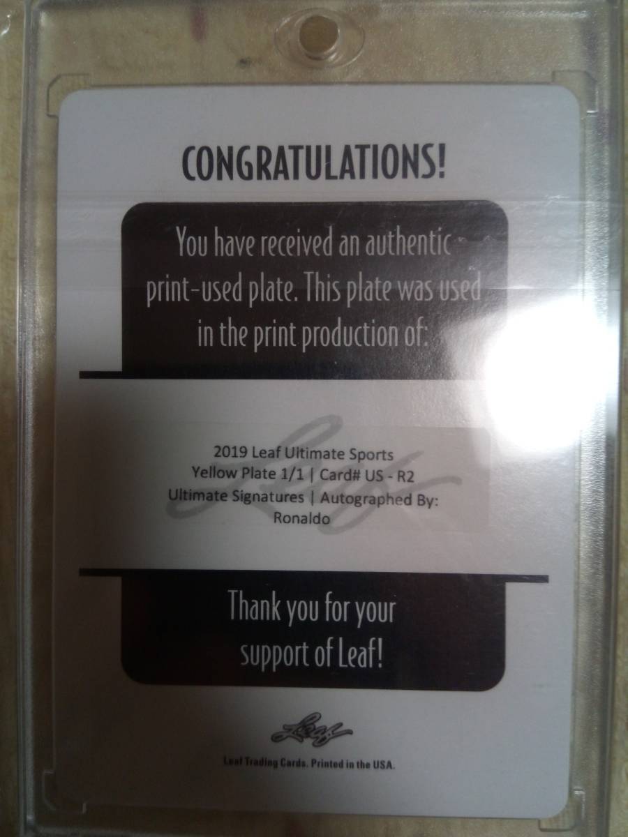 Ronaldo ロナウド 1 1 Leaf 直筆サインカード バルセロナ インテル レアルマドリード ミラン ブラジル の落札情報詳細 ヤフオク落札価格情報 オークフリー スマートフォン版