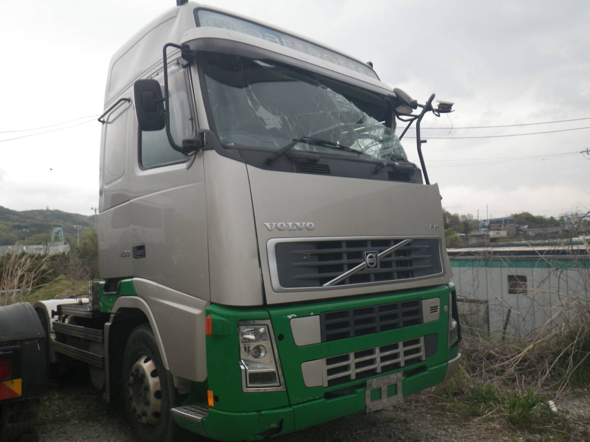 初度登録19年7月 Volvo Fh 430 Pj F2tca1 トラクター トレーラーヘッド ハイルーフ アルミホイール 事故現状車 売切り の落札情報詳細 ヤフオク落札価格情報 オークフリー スマートフォン版