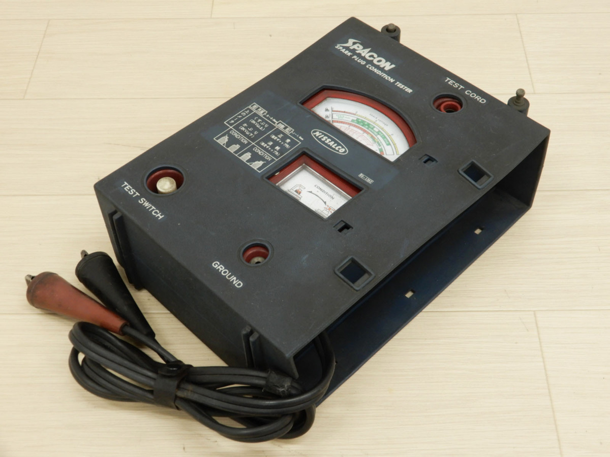 C スパークプラグコンディションテスター ニッサルコ Nissalco Spacon スパコン 旧車整備工 道具 動作未確認 の落札情報詳細 ヤフオク落札価格情報 オークフリー スマートフォン版