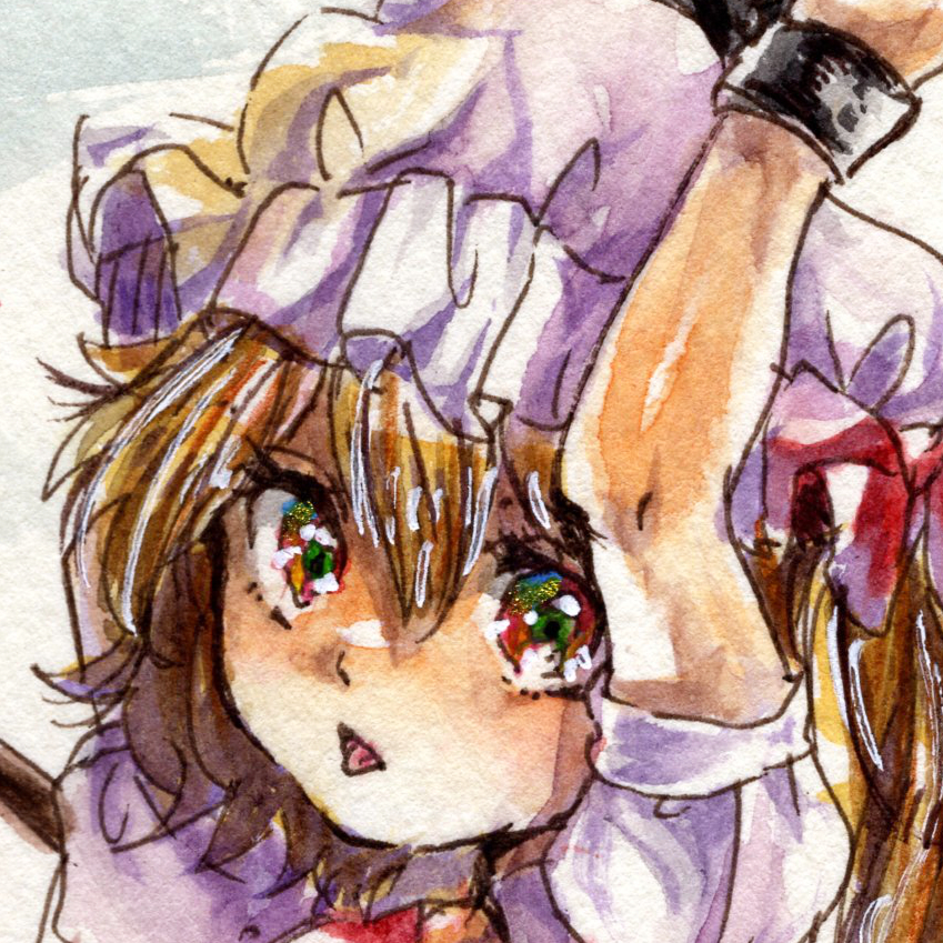 同人 手描きイラスト 原画 ☆「東方project フランドール