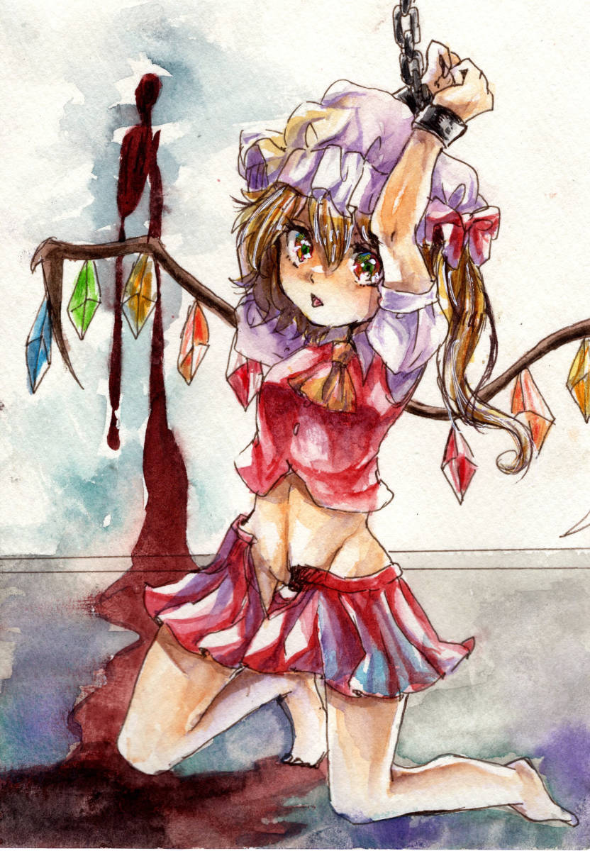 同人 手描きイラスト 原画 ☆「東方project フランドール