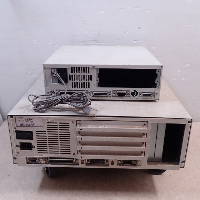 EPSON PC-386P PC-386P2 + PC-286 model 0 PC-286M0 本体 まとめて2台