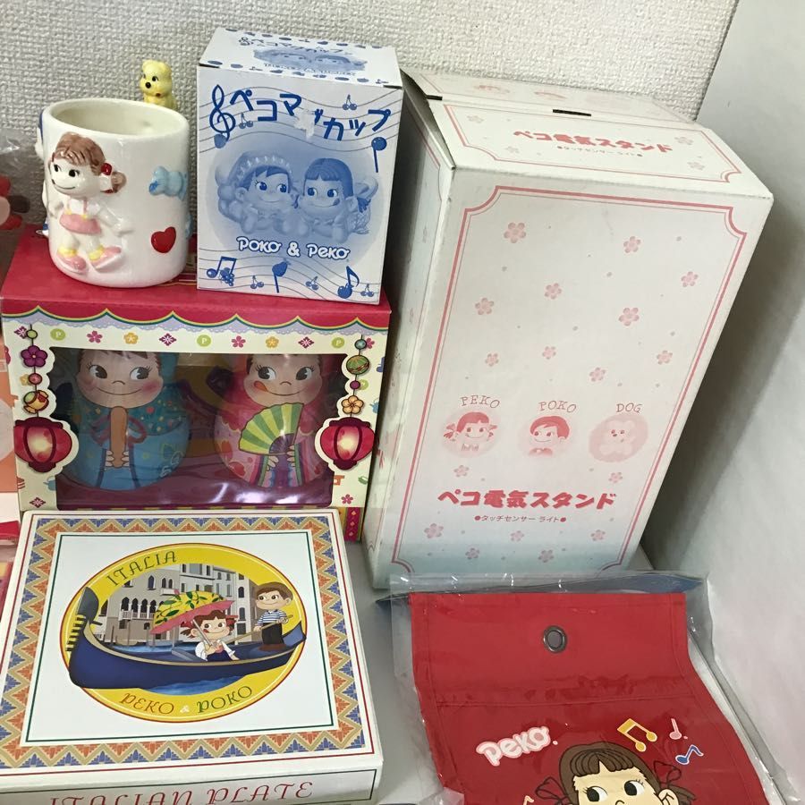 まとめ売り 不二家 ぺこちゃんグッズ 電気スタンド マグカップ 貯金箱 ひなマトリョーシカ缶 プレート トートバッグ 他 の落札情報詳細 ヤフオク落札価格情報 オークフリー スマートフォン版