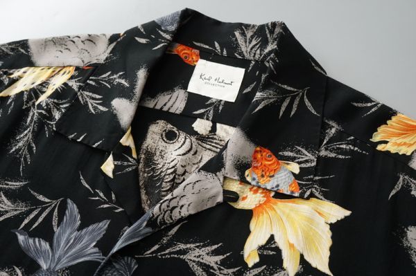 Y9035*Karl Helmut/カールヘルム*メンズ*レーヨン100％*アロハシャツ ...