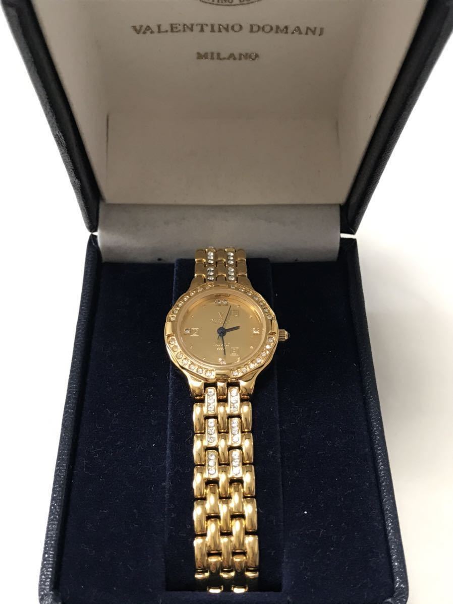 A*様 VALENTIN DOMANI ファインゴールド純金ダイアル 時計 ✨VALENTINO DOMANI✨Fine gold 999.9✨腕時計✨ - メルカリ