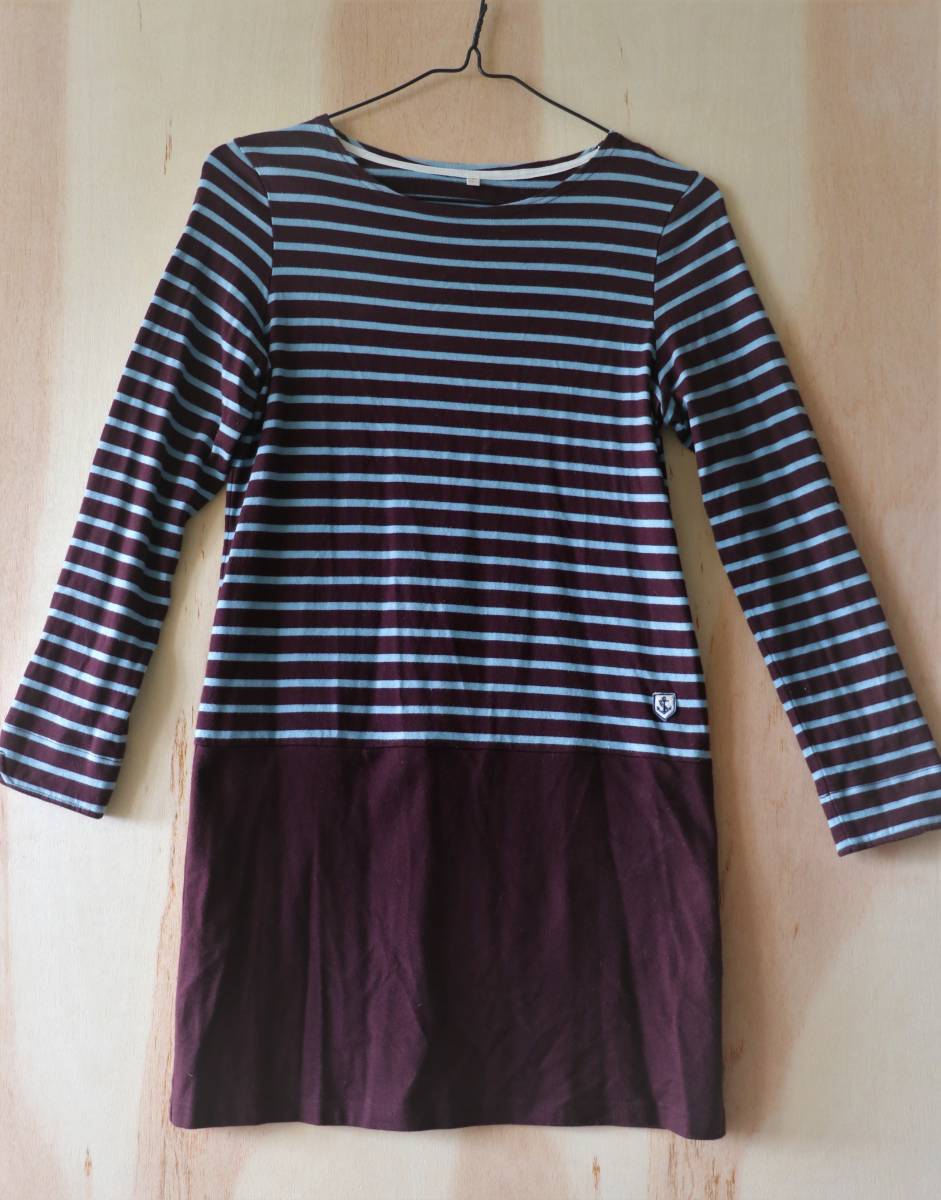 ベルメゾン 千趣会 ボーダー チュニック ワンピース ｌサイズ 美品 アクリル40 綿30 レーヨン30 送料510円 の落札情報詳細 ヤフオク落札価格情報 オークフリー スマートフォン版