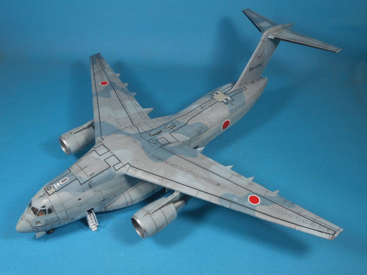 1/144 完成品 航空自衛隊 川崎重工業 最新鋭C-2輸送機 量産初号機「68