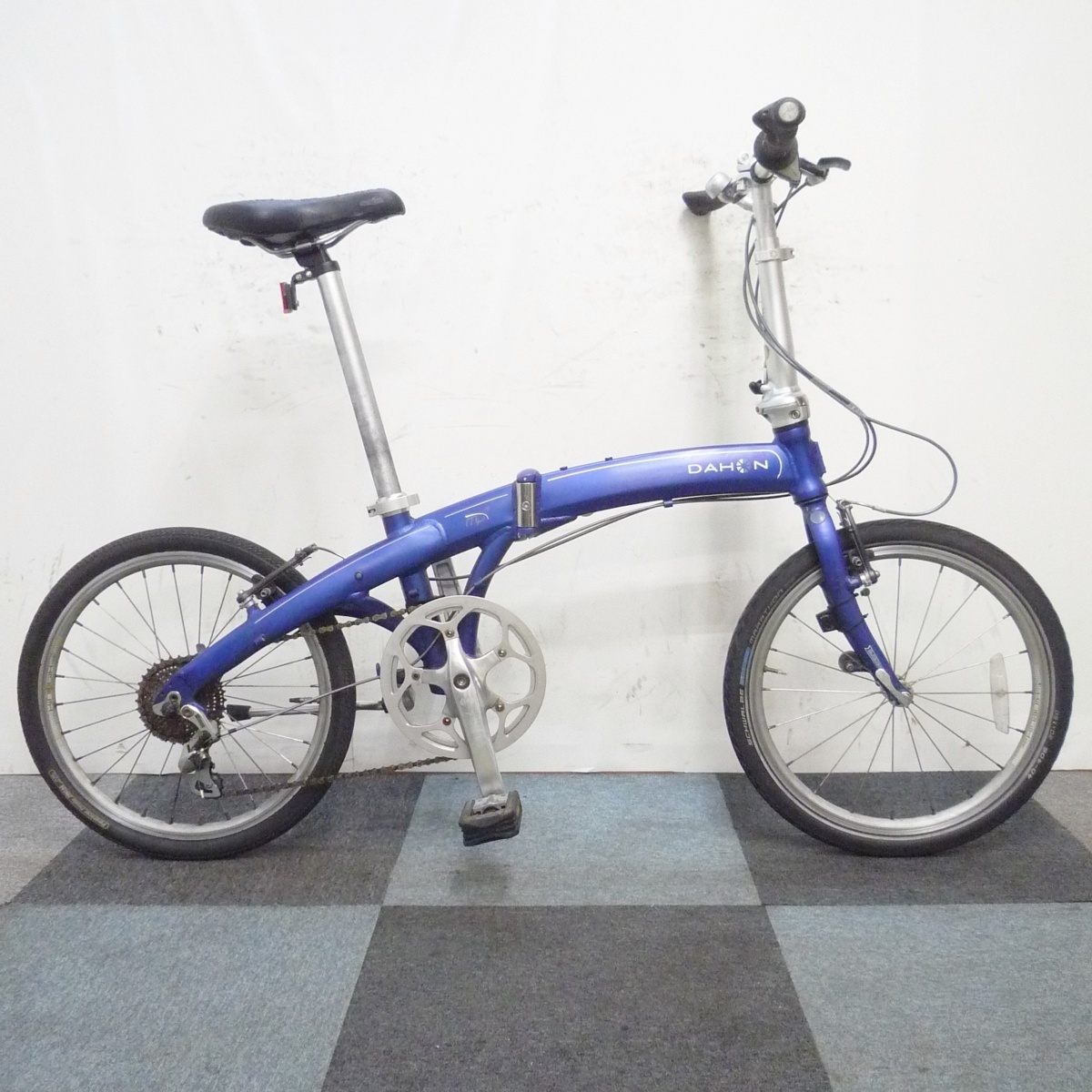 折り畳み自転車：DAHON Mu P8 ミッドナイトブルー 中古