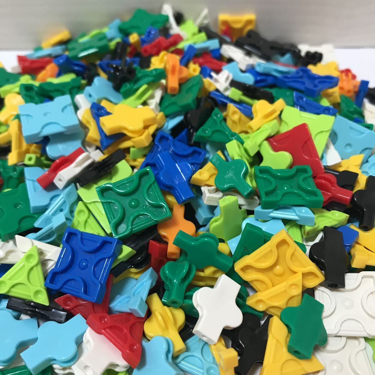 LaQ ラキュー 知育玩具 450ピース 190g 大量 プラスチック ブロックの