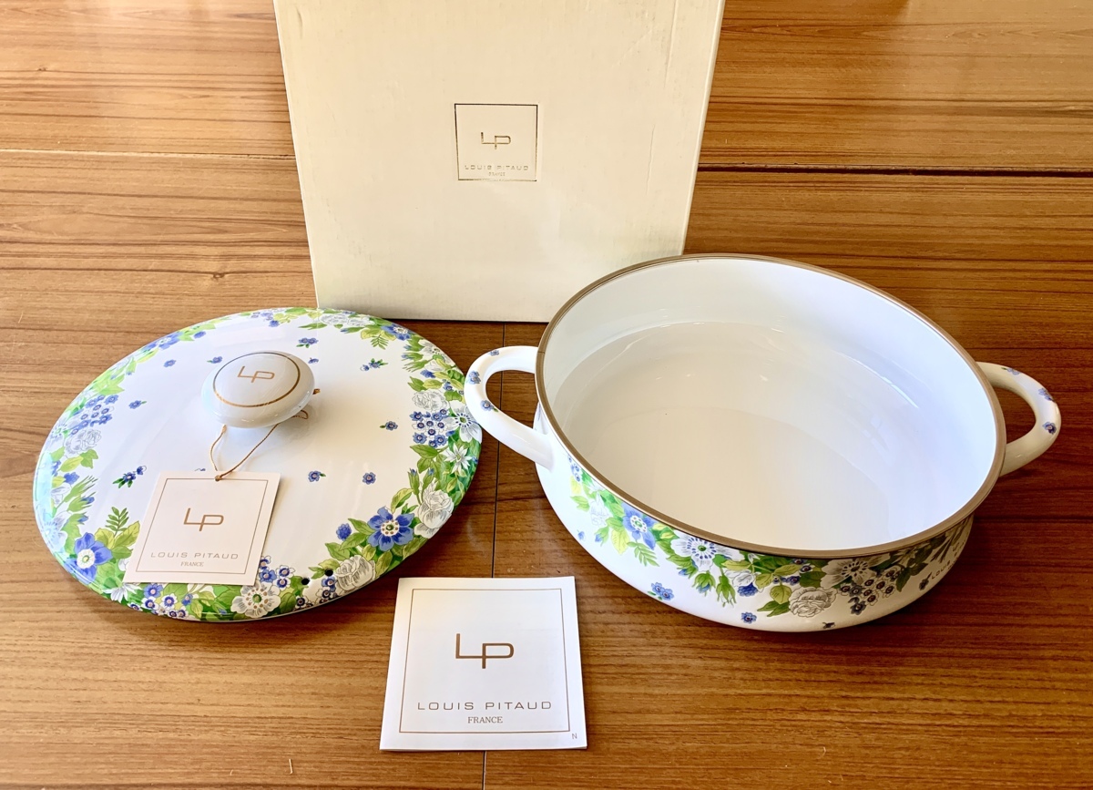 新品】Louis Pitaud France 琺瑯 両手鍋 EJIRY ルイピトー エジリー
