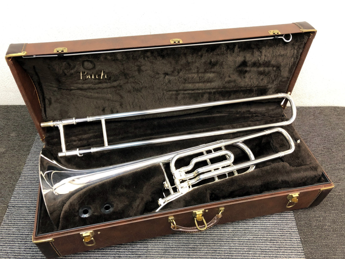 希少☆Bach☆Stradivarius 50BG☆バストロンボーン☆ケース付（Bach 