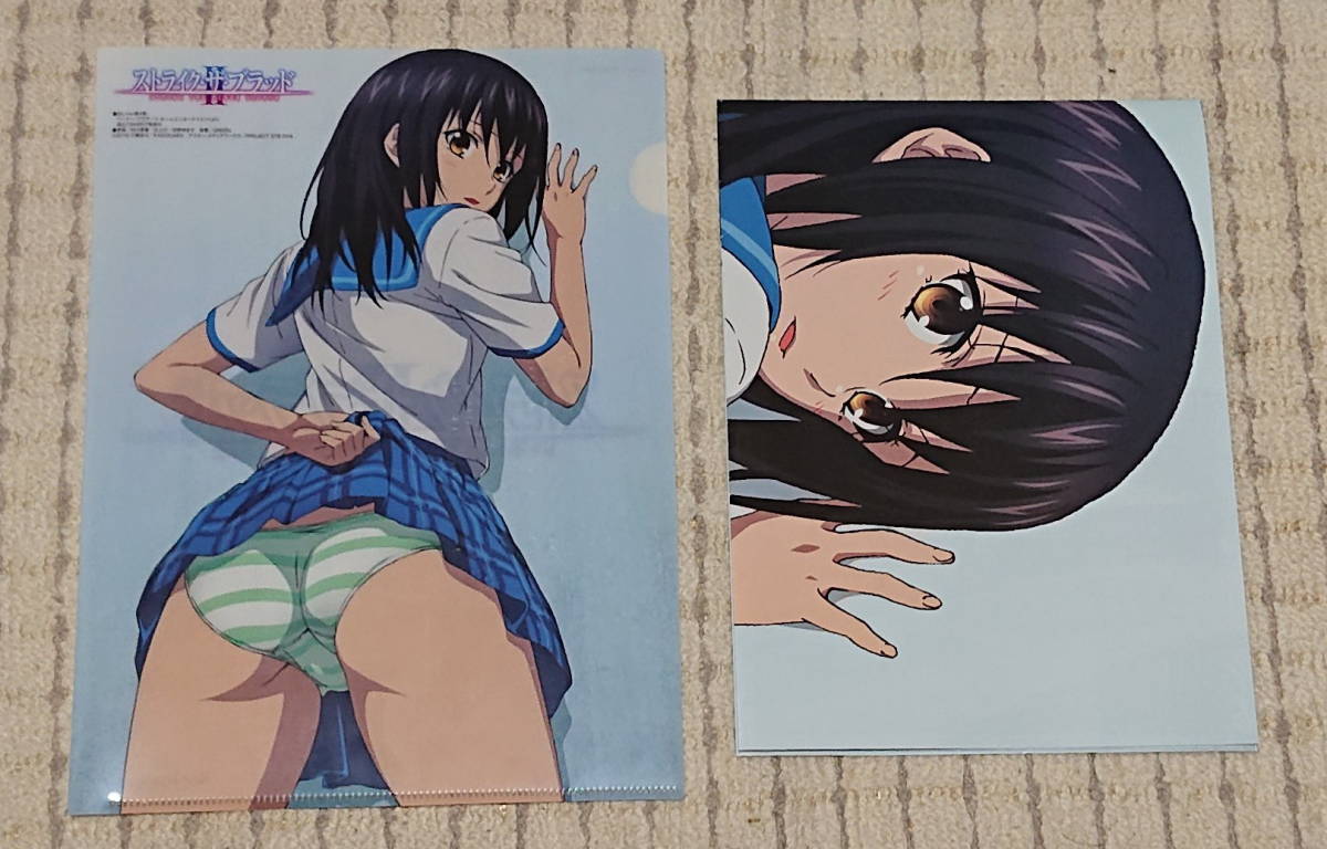 新品】未使用品 ストライク・ザ・ブラッド Ⅱ クリアファイル ポスター