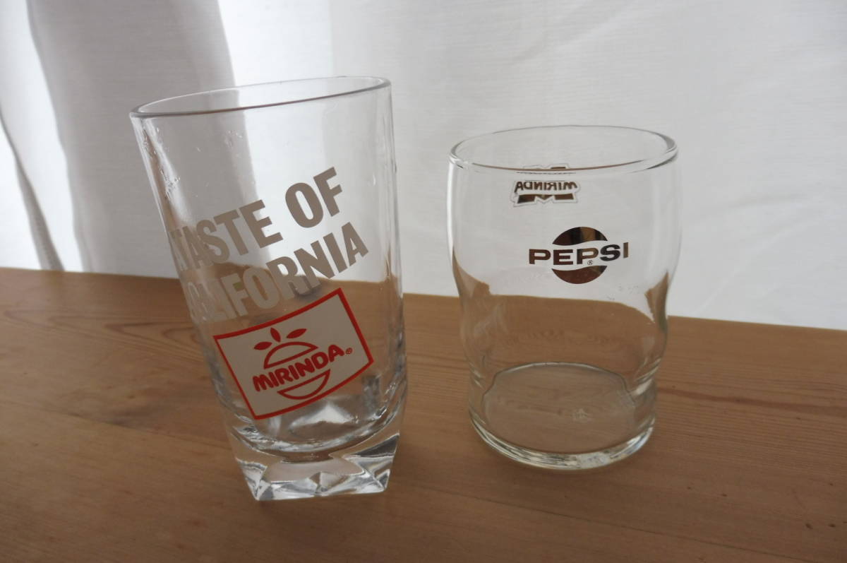 ドリンク ペプシコーラ グラス コップ２個セット コカコーラファンタミリンダ の落札情報詳細 ヤフオク落札価格情報 オークフリー スマートフォン版