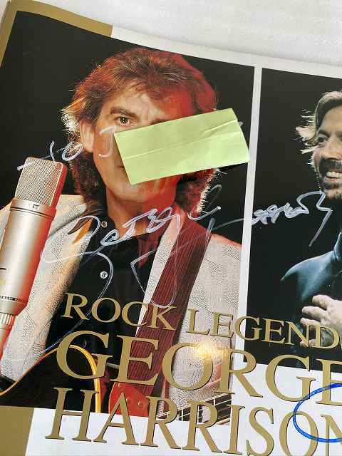 ジョージハリスン、エリッククラプトンJAPANツアーパンフレット