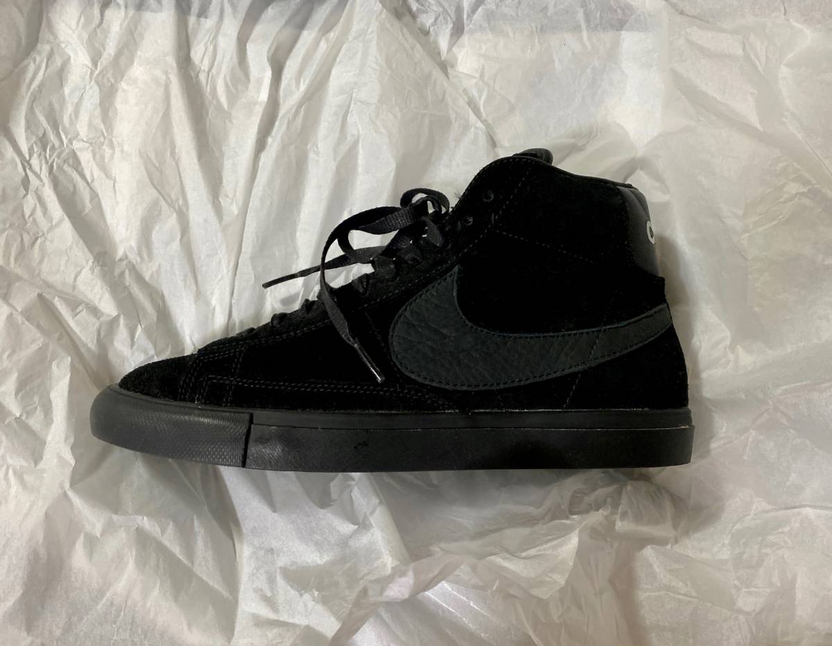 限定コムデギャルソン ブラック別注コラボBLAZER HIGH CDG黒25cm 限定コムデギャルソン ブラック別注コラボBLAZER HIGH CDG黒25cm