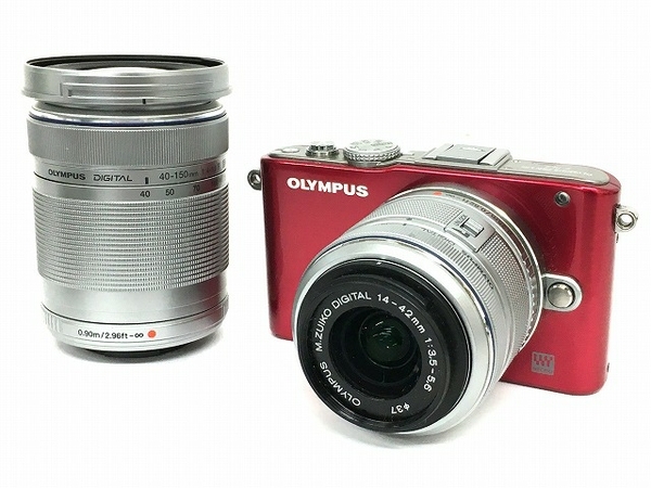 G*o様 Olympus E-PL3 ミラーレスカメラ レッド OLYMPUS PEN オリンパス ミラーレス Lite E-PL3 レンズキット レッド