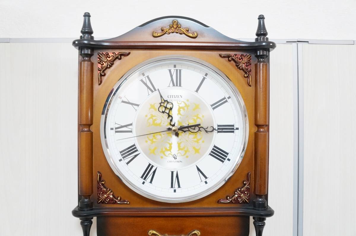 B2779 CITIZEN シチズン CRYSTRON クリストロン 掛け時計 クォーツ